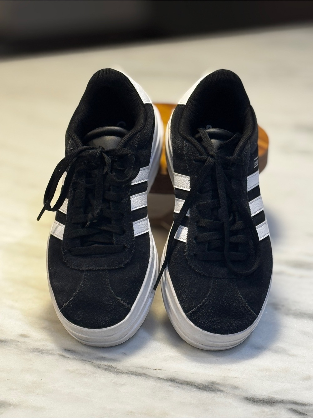 ADIDAS VL COURT BOLD SHOES KIDS / Youth size 3.5 - Picture 2 of 5